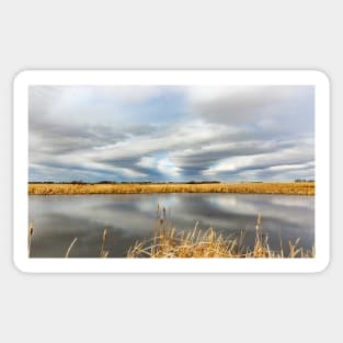 Spring Cloud Reflections Sticker